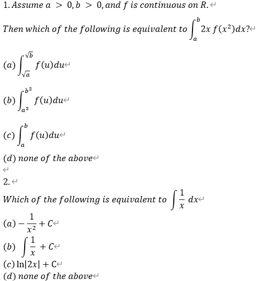 Solved 1. Assume a>0,b>0, and f is continuous on R. Then | Chegg.com