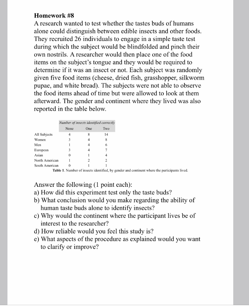 Science answers for homework picture