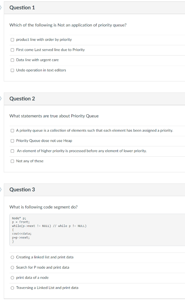 Solved Question 1 Which of the following is Not an | Chegg.com
