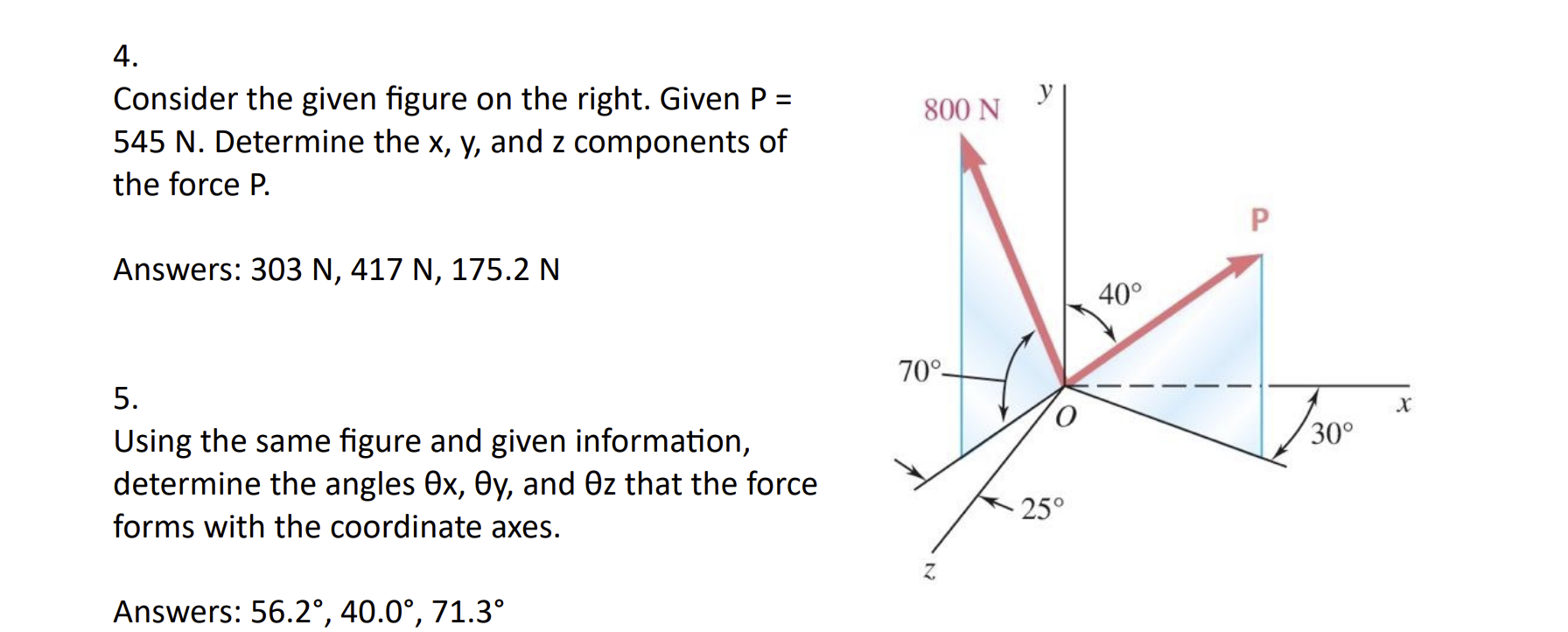 Solved 4. Consider the given figure on the right. Given P= | Chegg.com