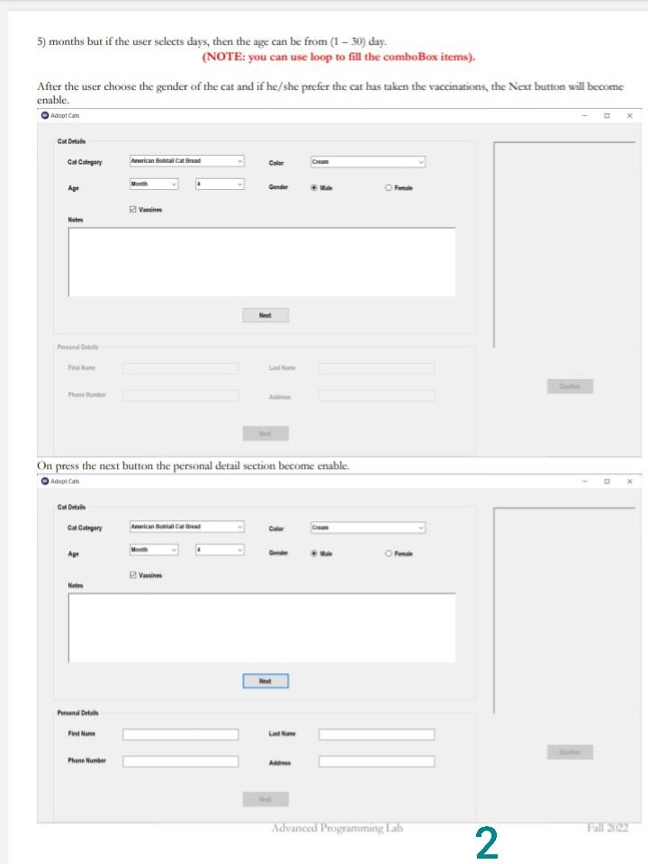 You are supposed to Design Desktop Application for | Chegg.com