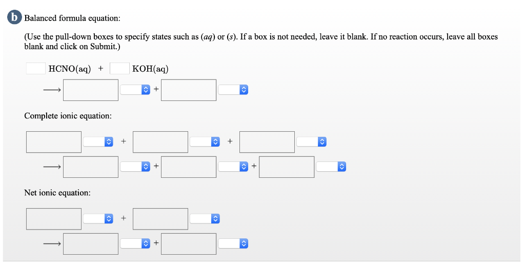 Solved Write the balanced formula, complete ionic, and net | Chegg.com