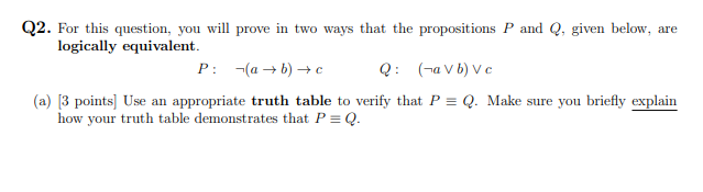 Solved Q2. For this question, you will prove in two ways | Chegg.com