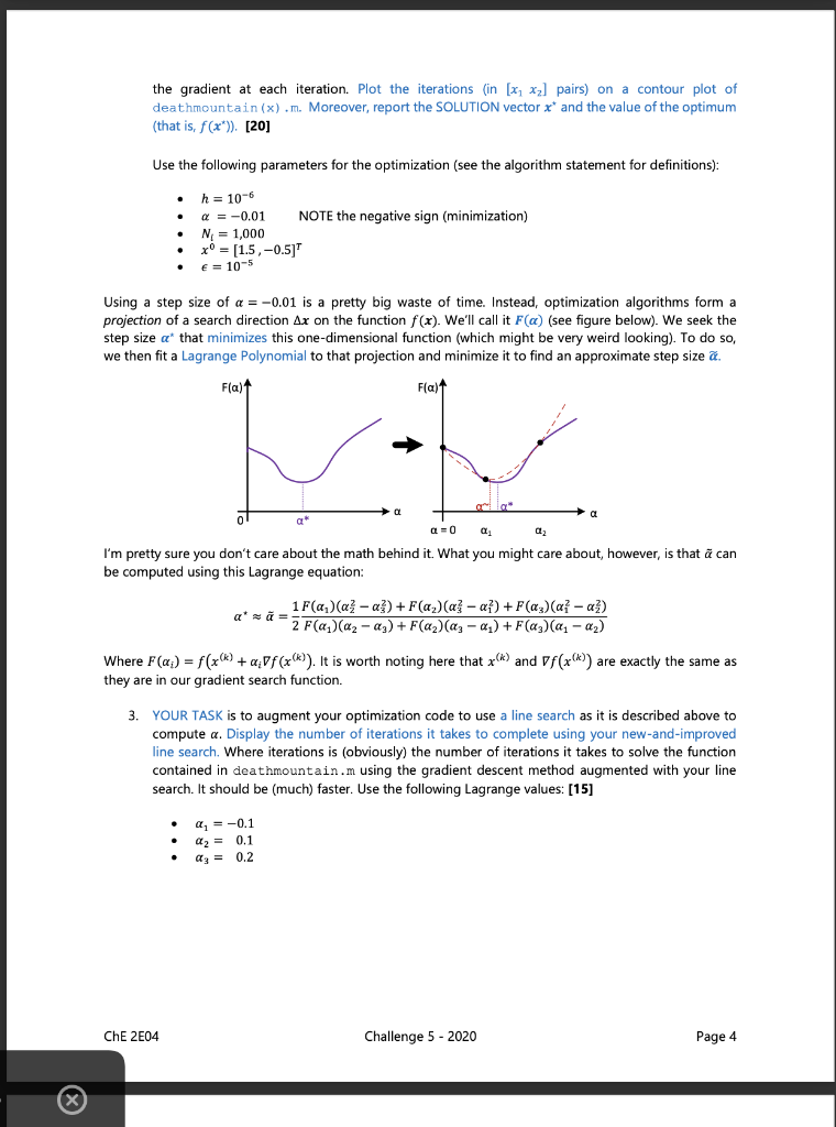 Solved Problem 1 - Gradient Search [50] One of the most | Chegg.com