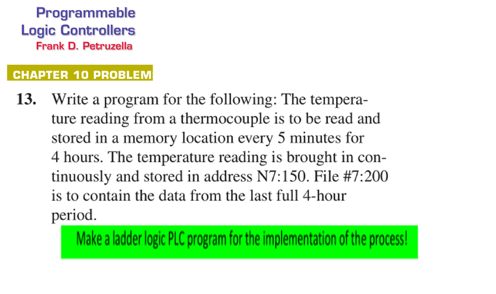Programmable Logic Controllers Frank D. Petruzella