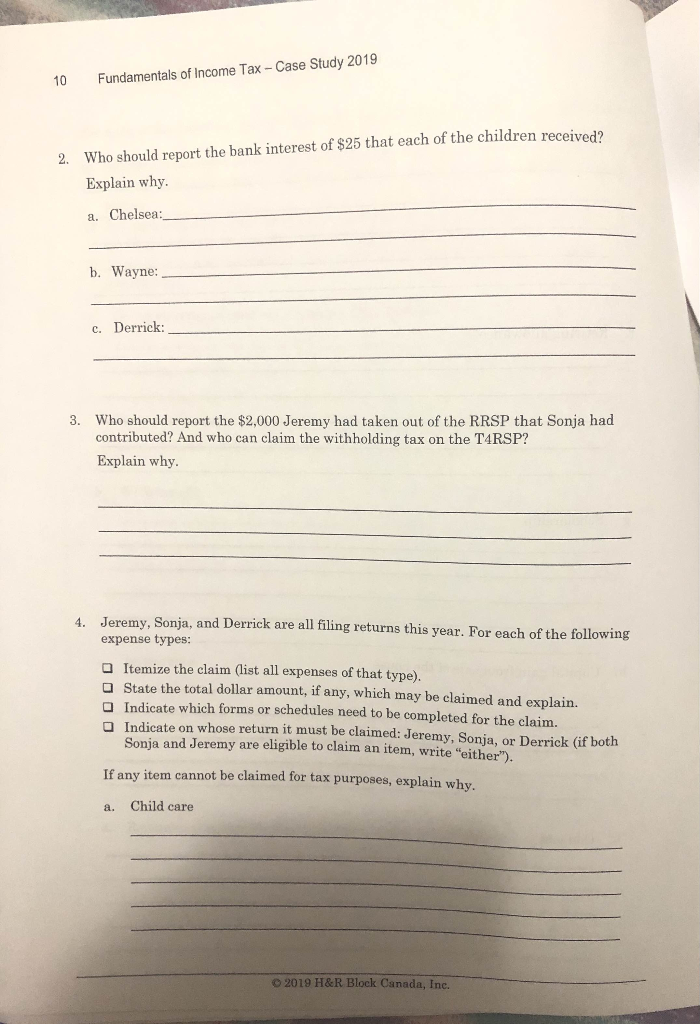 Fed tax questions and answers picture