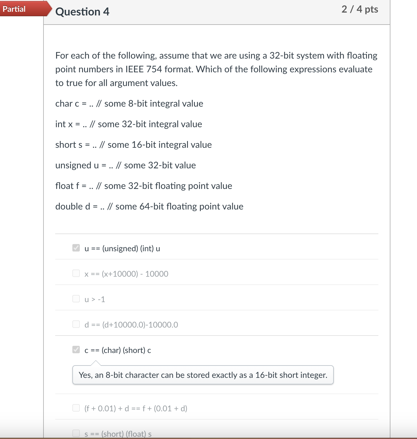 Solved For each of the following, assume that we are using a | Chegg.com