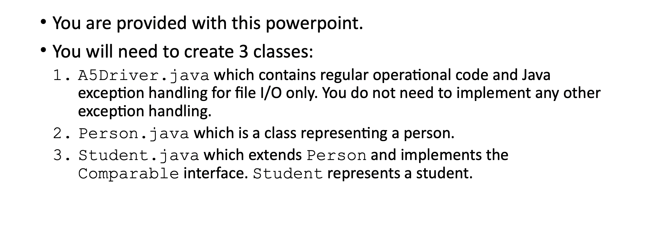 Solved • You are provided with this powerpoint. • You will | Chegg.com