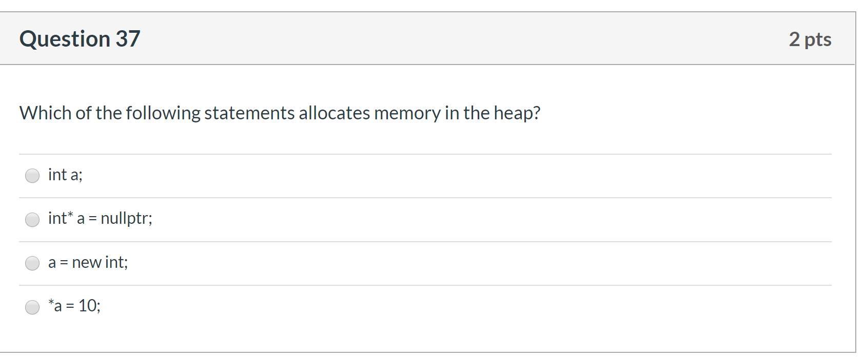 Solved Question 30 2 pts What will the following code | Chegg.com