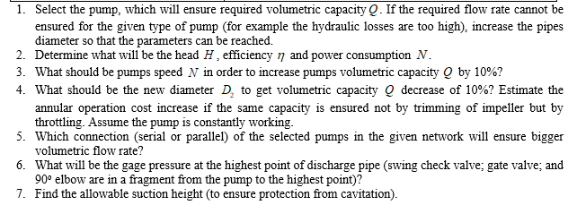 Solved Problem No 9 A A Fig. 9 Centrifugal Pump Pumps Water | Chegg.com