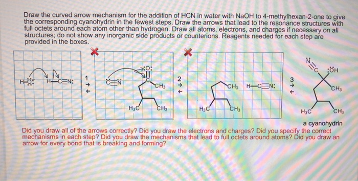 Solved Draw the curved arrow mechanism for the addition of | Chegg.com