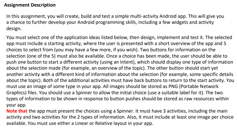 In this assignment, you will create, build and test a | Chegg.com