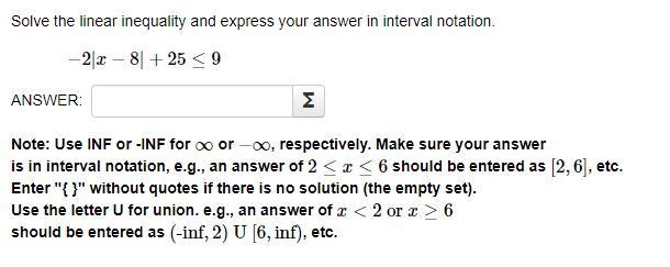 Solved Solve the absolute value equation. Separate multiple | Chegg.com
