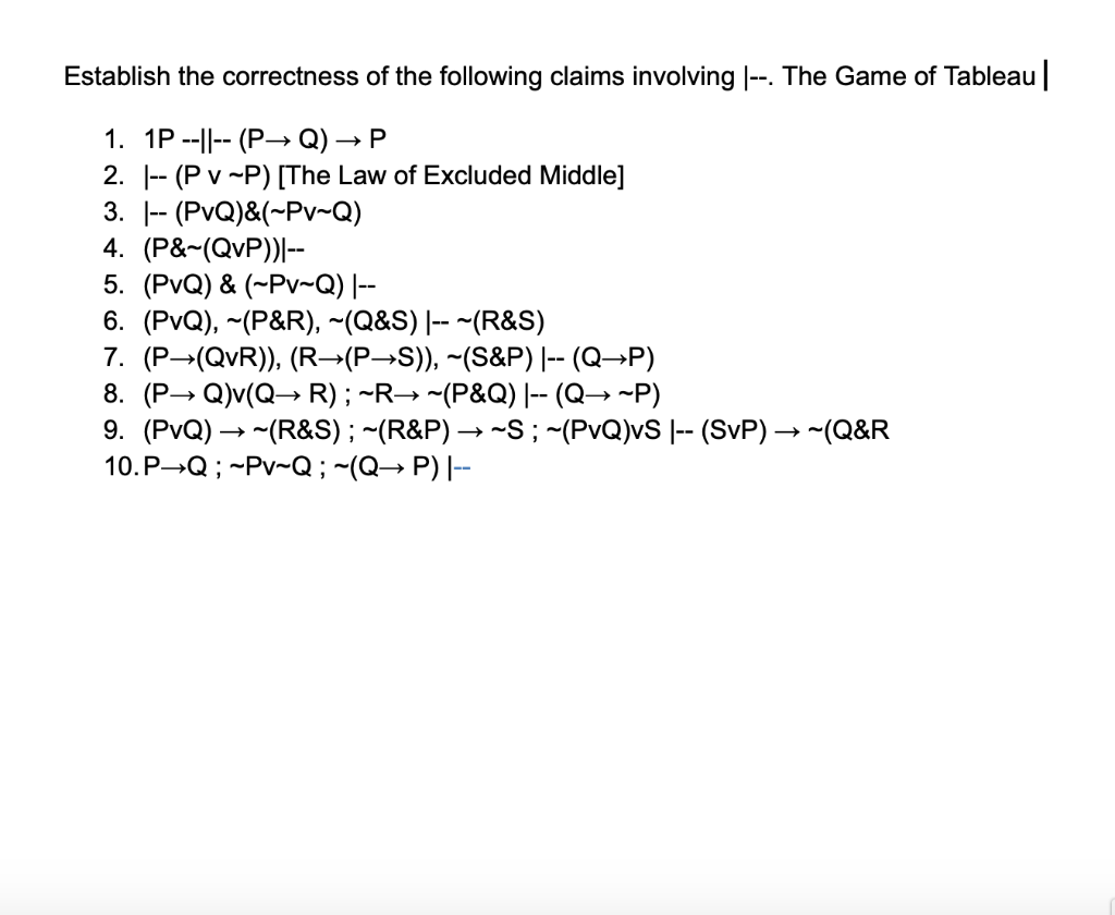 Establish The Correctness Of The Following Claims Chegg Com