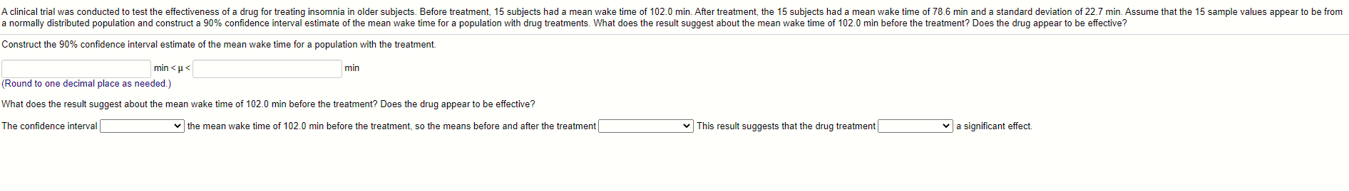 Solved A clinical trial was conducted to test the | Chegg.com