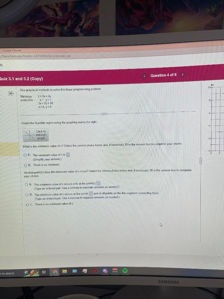 Solved Use graphical methods to solve this linear | Chegg.com