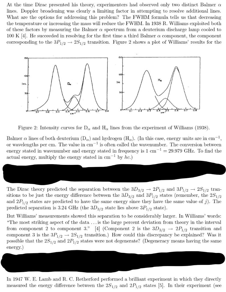 Solved From the graph of Williams' deuterium data in Fig. 2, | Chegg.com