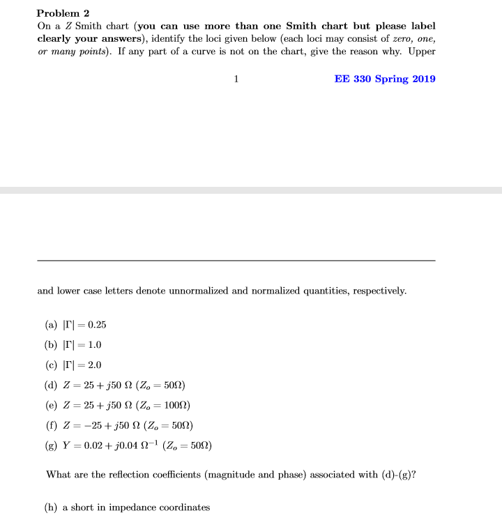 zy smith chart pdf