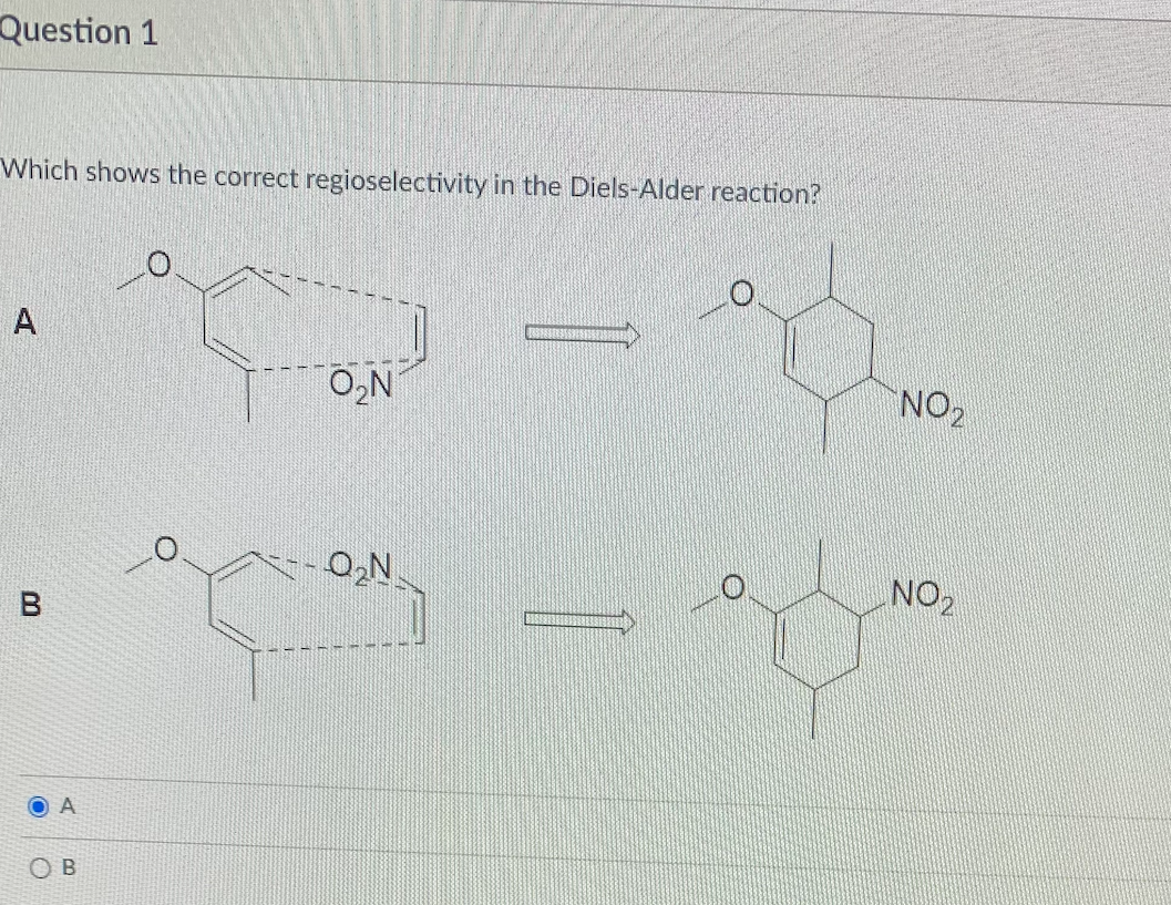 Solved Which Shows The Correct Regioselectivity In The | Chegg.com