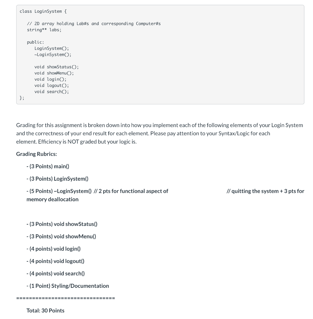 (1) Implement a dynamic Login System for our CIS14 | Chegg.com