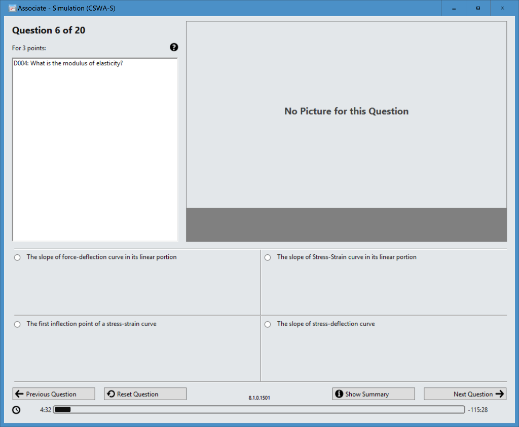 Solved Associate Simulation (CSWA-S) Question 6 Of 20 D004: | Chegg.com