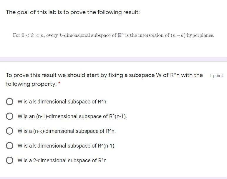 Solved The goal of this lab is to prove the following | Chegg.com