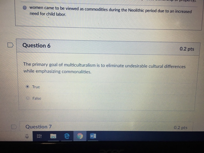 Solved O women came to be viewed as commodities during the | Chegg.com