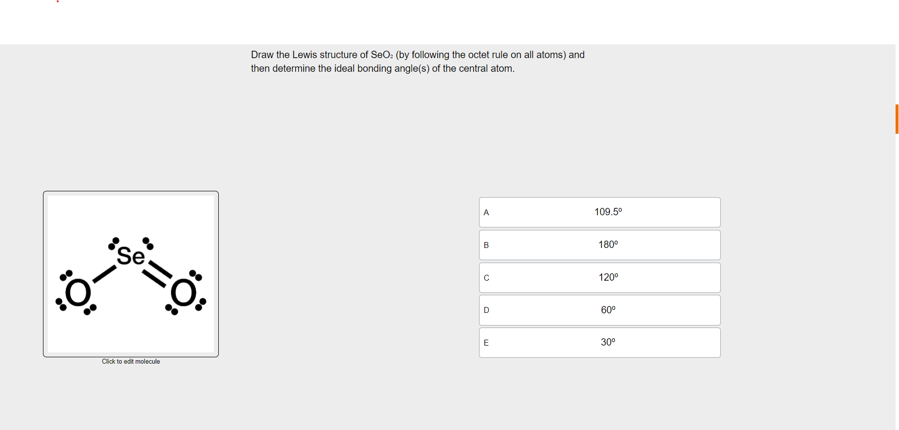 Solved Draw The Lewis Structure Of Seo2 By Following The