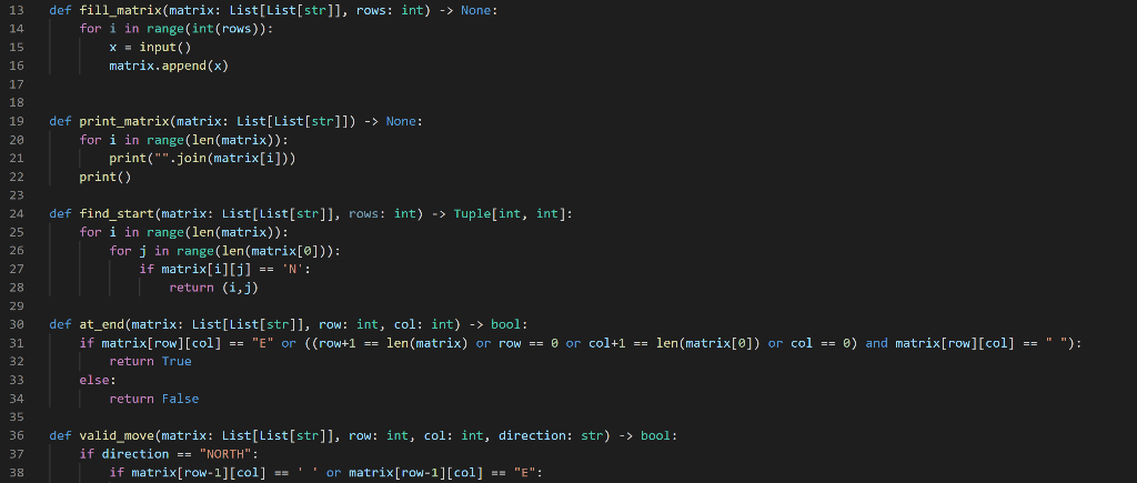 Solved Below is my python code for a maze solver. The goal | Chegg.com