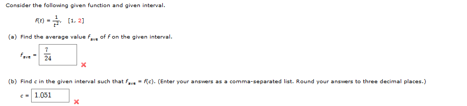 Solved Consider the following given function and given | Chegg.com