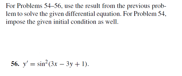 Solved For Problems 54-56, ﻿use the result from the previous | Chegg.com