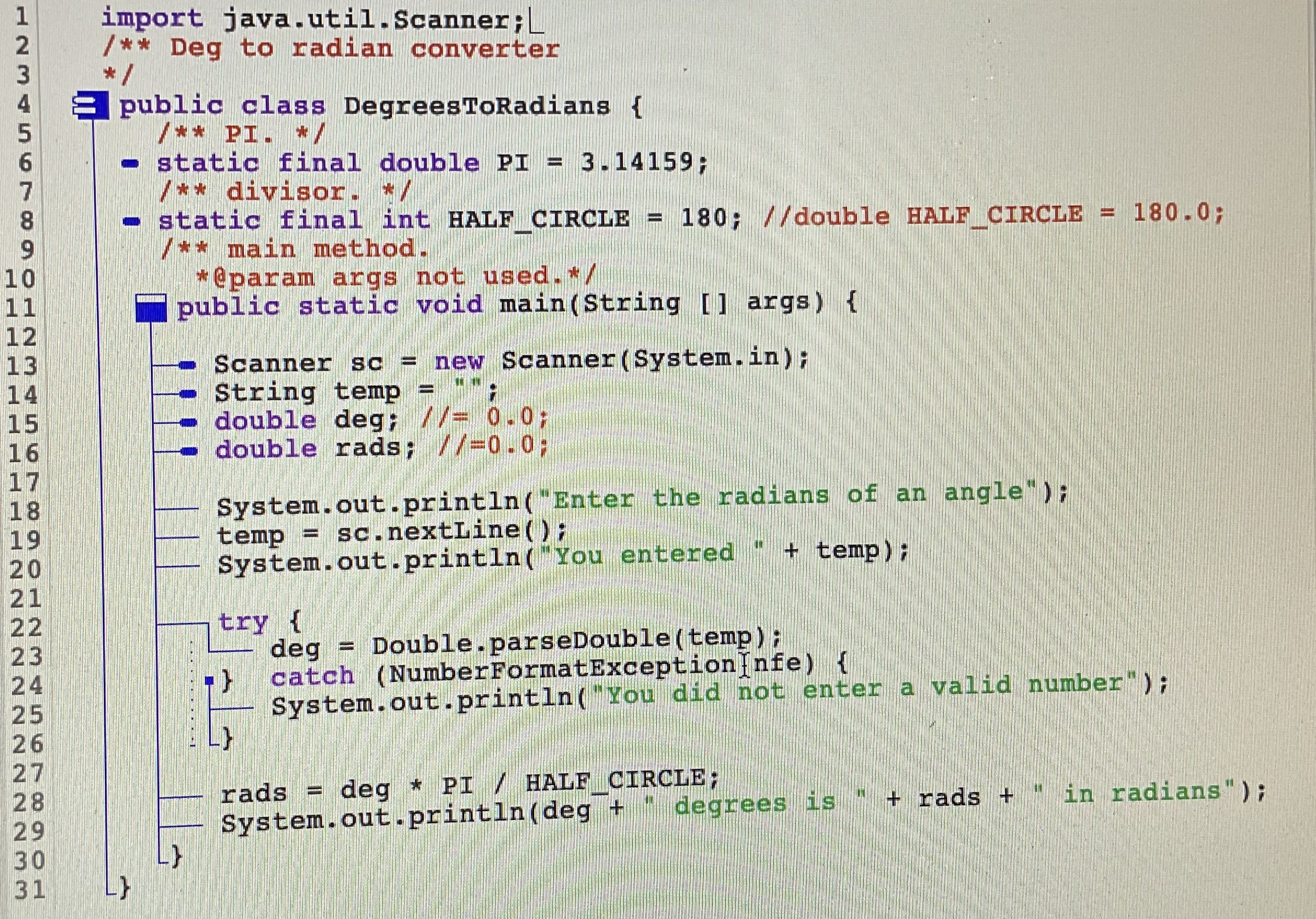 Solved #1 Lines 15 and 16 without the comments are | Chegg.com