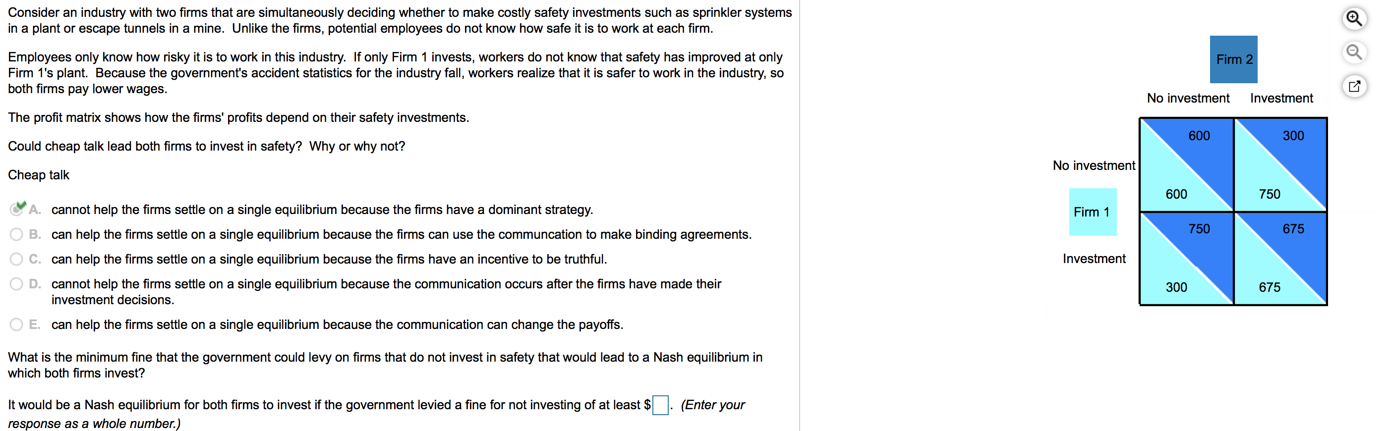 Solved Consider An Industry With Two Firms That Are | Chegg.com