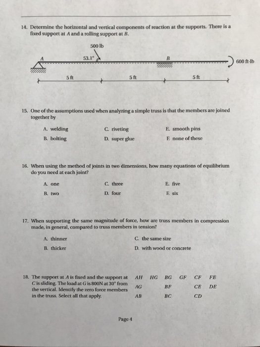 Solved Determine the horizontal and vertical components of | Chegg.com