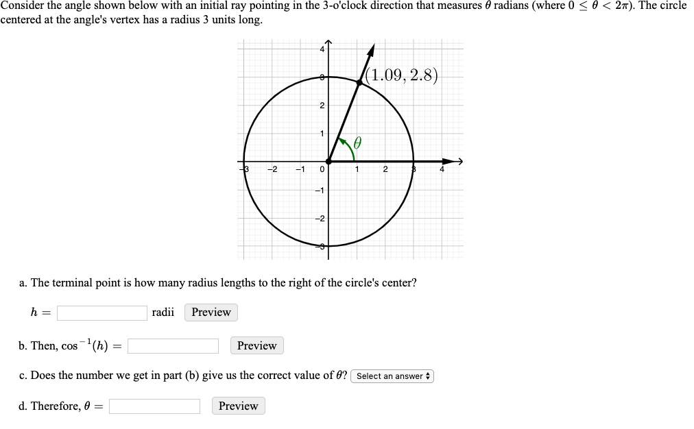 Solved Consider the angle shown below with an initial ray | Chegg.com