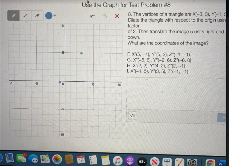 Solved 10 Use The Graph For Test Problem 8 3 H 8 The Chegg Com