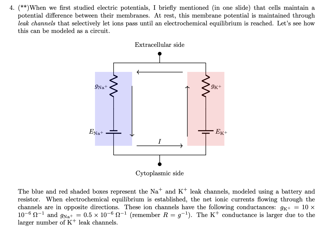 Solved 4. ∗∗) When we first studied electric potentials, I | Chegg.com
