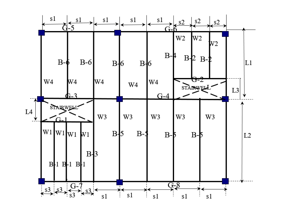 Solved Given the following 2nd floor framing system of | Chegg.com