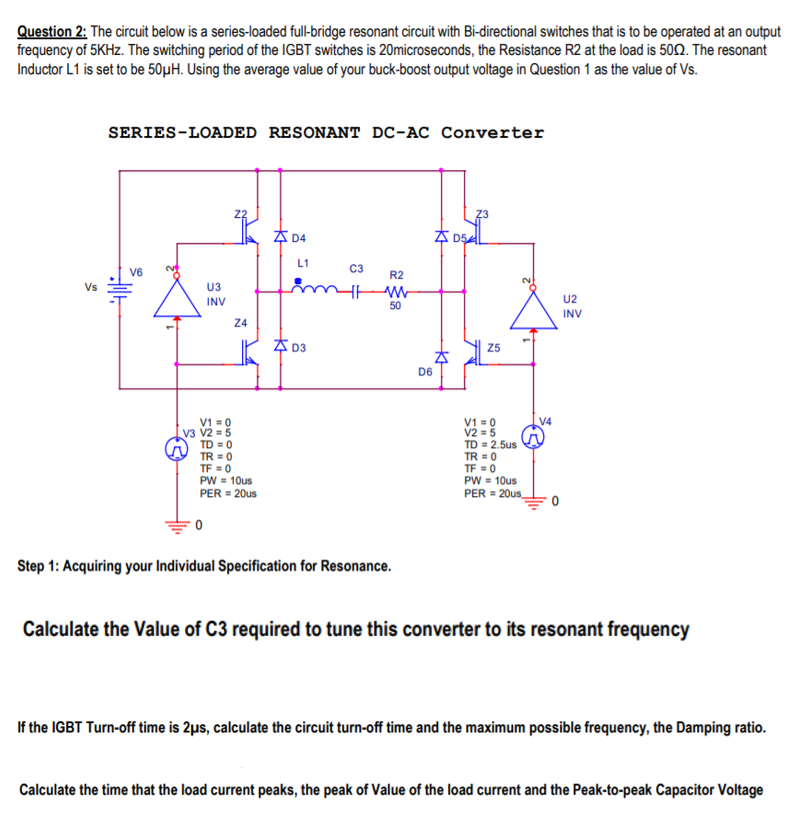 Question 2: The Circuit Below Is A Series-loaded | Chegg.com