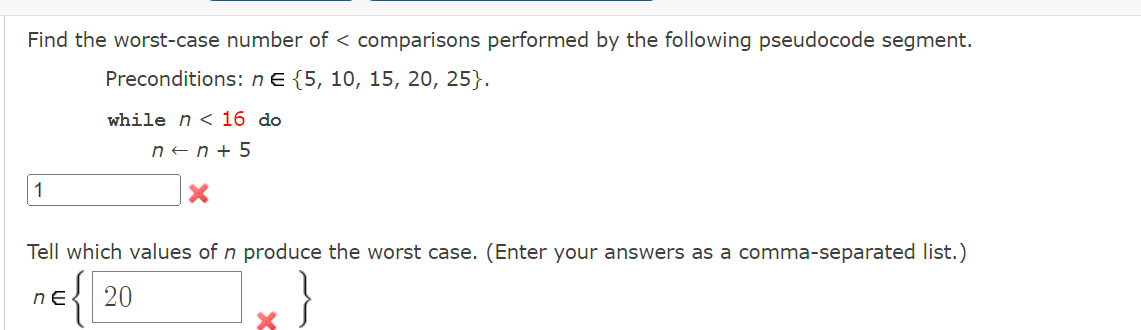 Solved Find The Worst-case Number Of