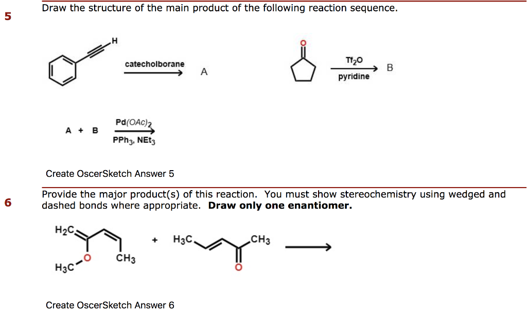 Solved Draw the structure of the main product of the | Chegg.com