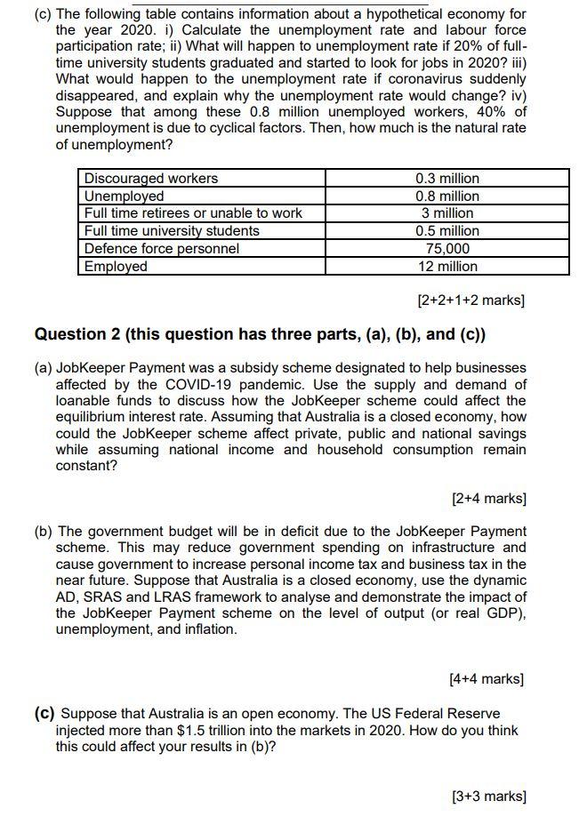 Solved Question 1 (this question has three parts, (a), (b) & | Chegg.com