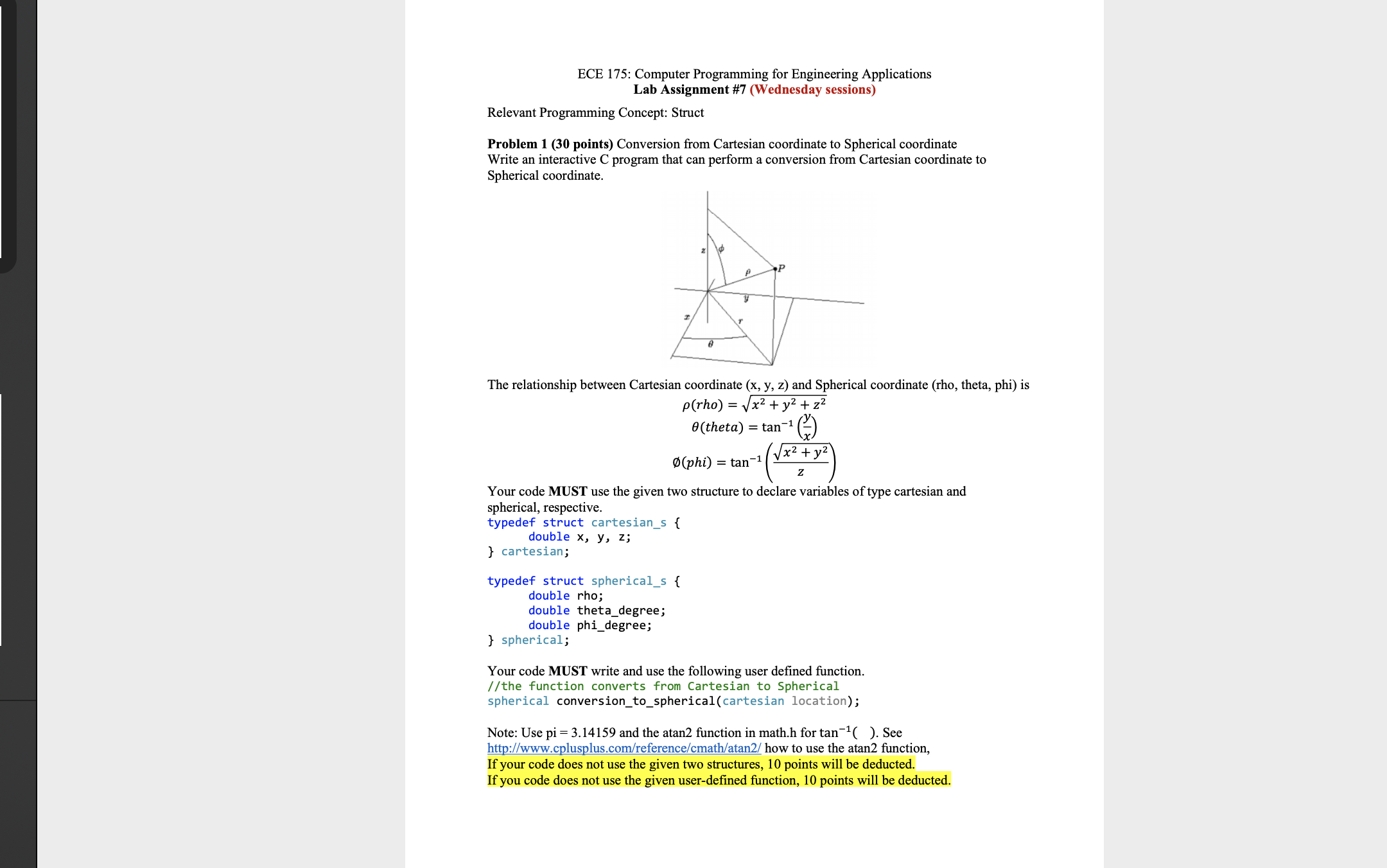 ECE 175: Computer Programming for Engineering