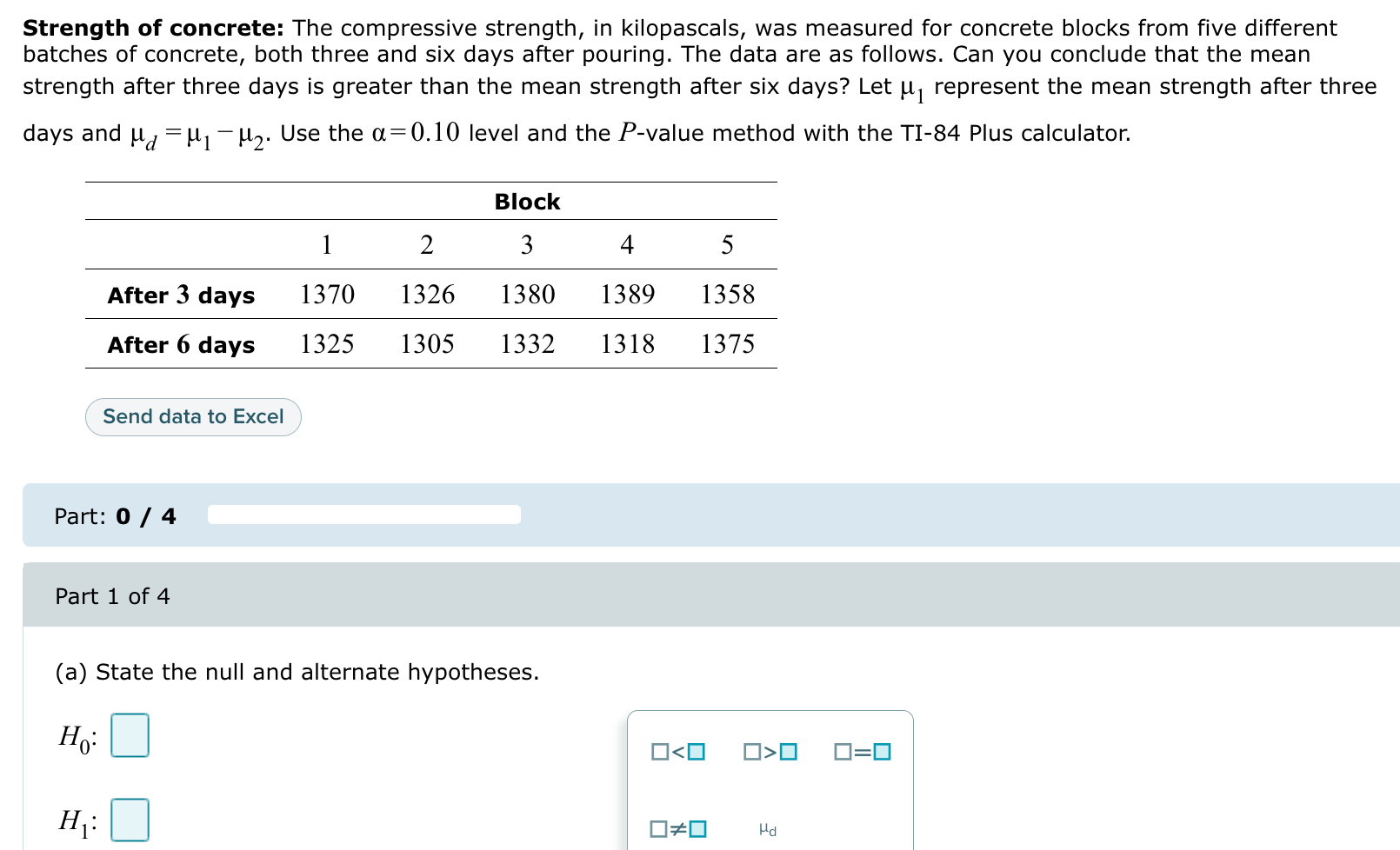 Solved Strength of concrete: The compressive strength, in | Chegg.com
