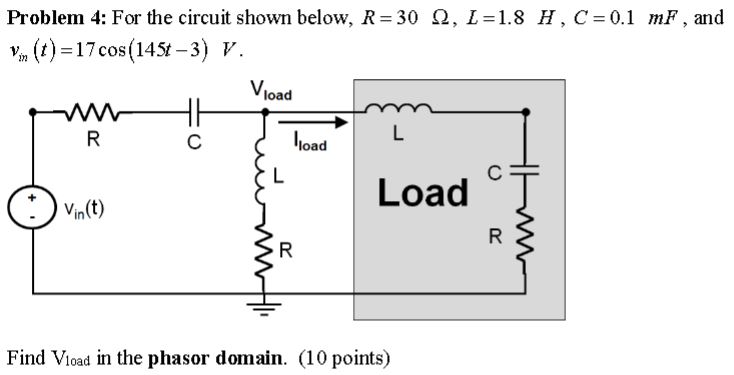 Solved Problem 4: For the circuit shown below, | Chegg.com