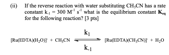 Solved (a) Comment on the large difference in water exchange | Chegg.com