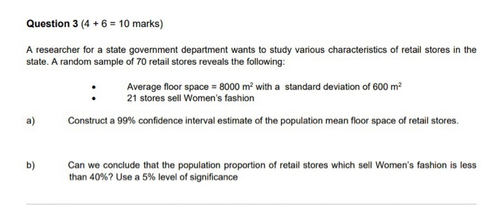 Solved Question 3 46 10 Marks A Researcher For A Stat