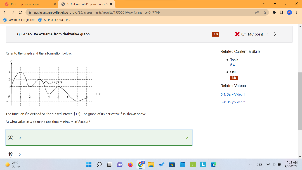 ap calc ab homework