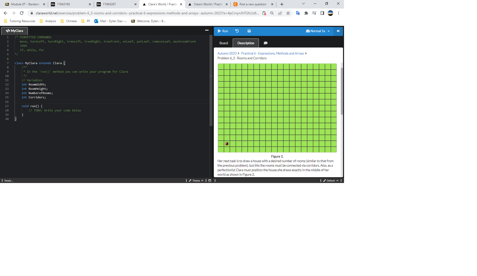 Solved Bb Module 07 - Random × | Bb 17843193 ×∣Bb17493267 ×Δ | Chegg.com