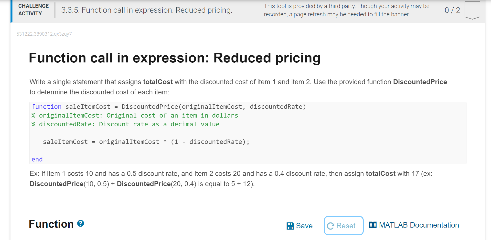 Function Call In Expression Reduced Pricing Solved Function call in expression: Reduced pricingWrite a | Chegg.com